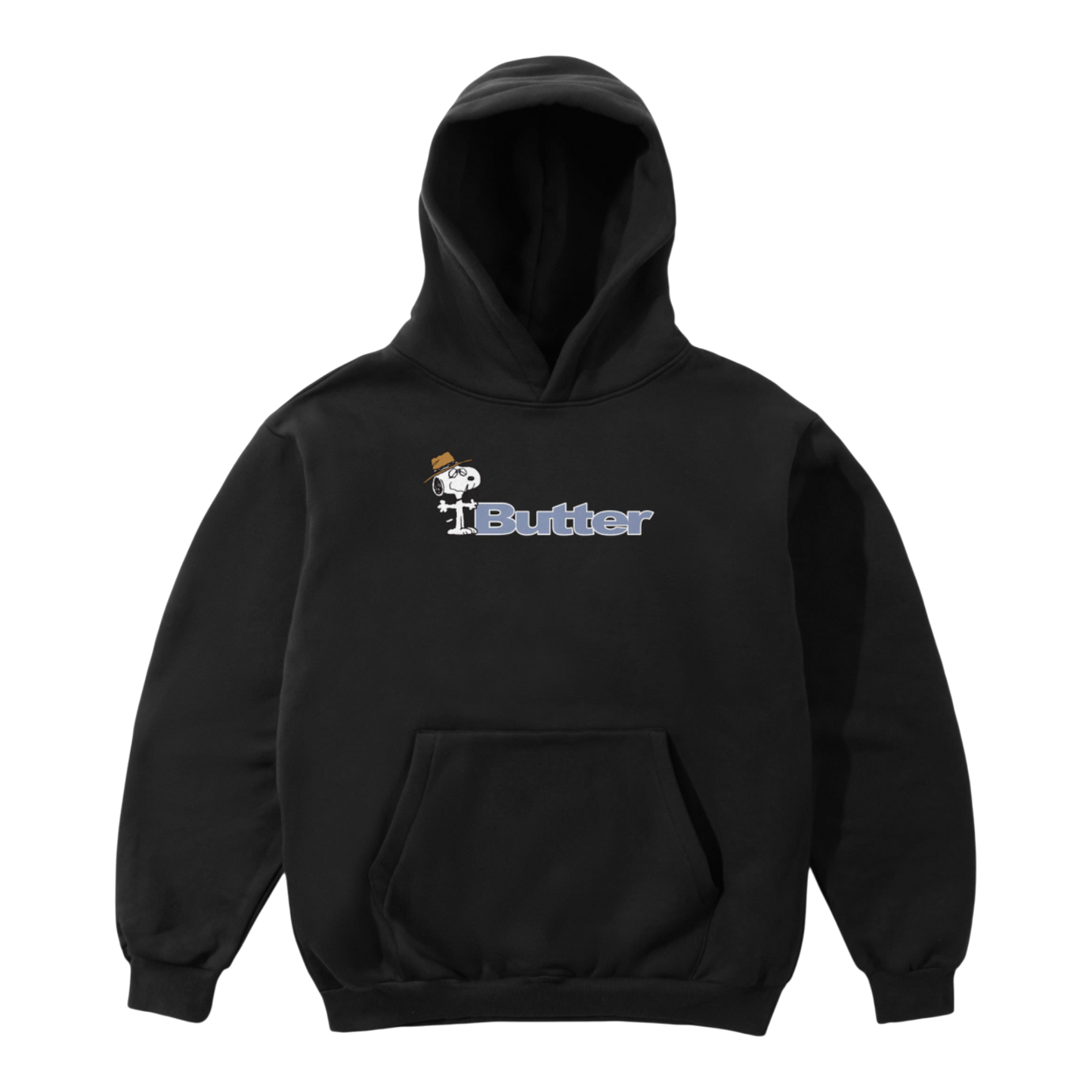 Butter Goods - Spike Logo Pullover Hood - Black