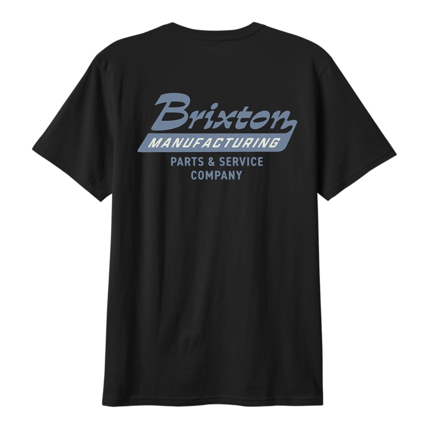 Brixton Township S/S T-Shirt - Black / Grey Blue