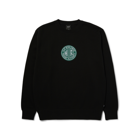 HUF - TRANSIT AUTHORITY CREWNECK SWEATSHIRT