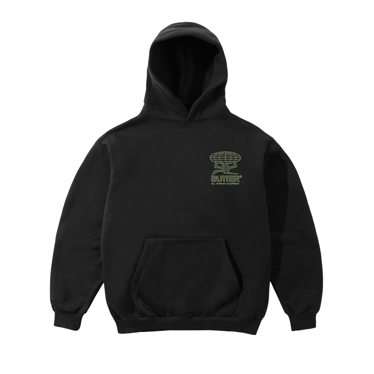 Butter Goods - Terrain Pullover Hood - Black