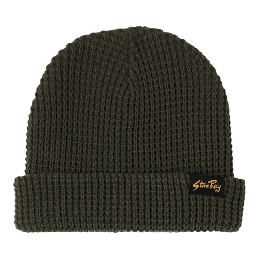 Stan Ray Waffle Beanie - Olive