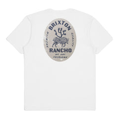 Brixton Rancho S/S T-Shirt - White