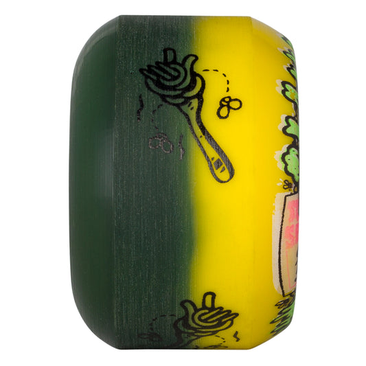 Double Take Cafe Vomit Mini Yellow Black 95a Slime Balls Wheels - 53mm