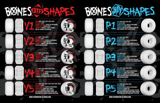 Bones Wheels 100's #14 V4 Wide 54mm - White