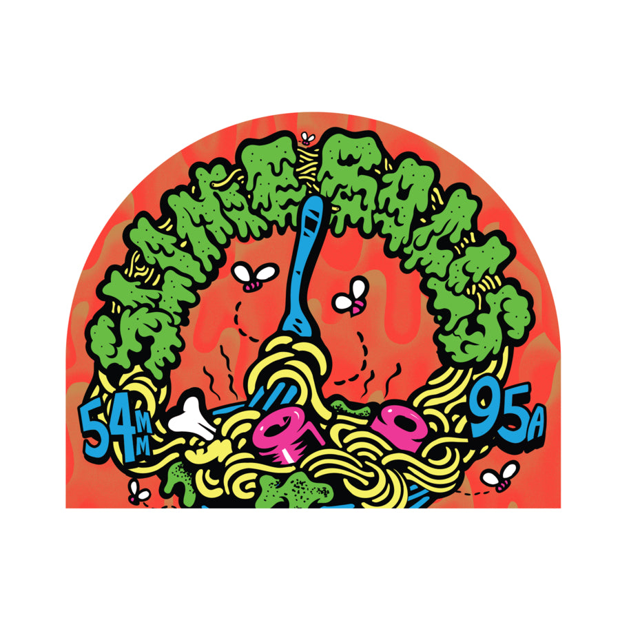 Double Take Cafe Vomit Mini Yellow Green 95a Slime Balls Wheels - 54mm