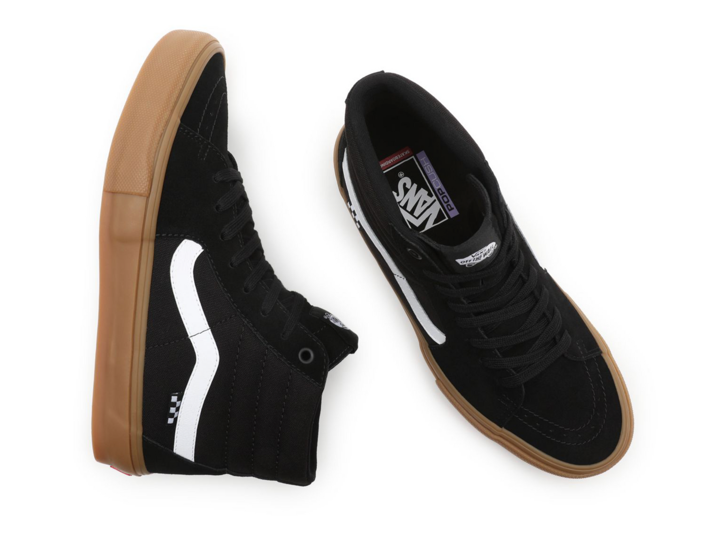 Vans Skate Sk8-Hi Pro - Black/Gum