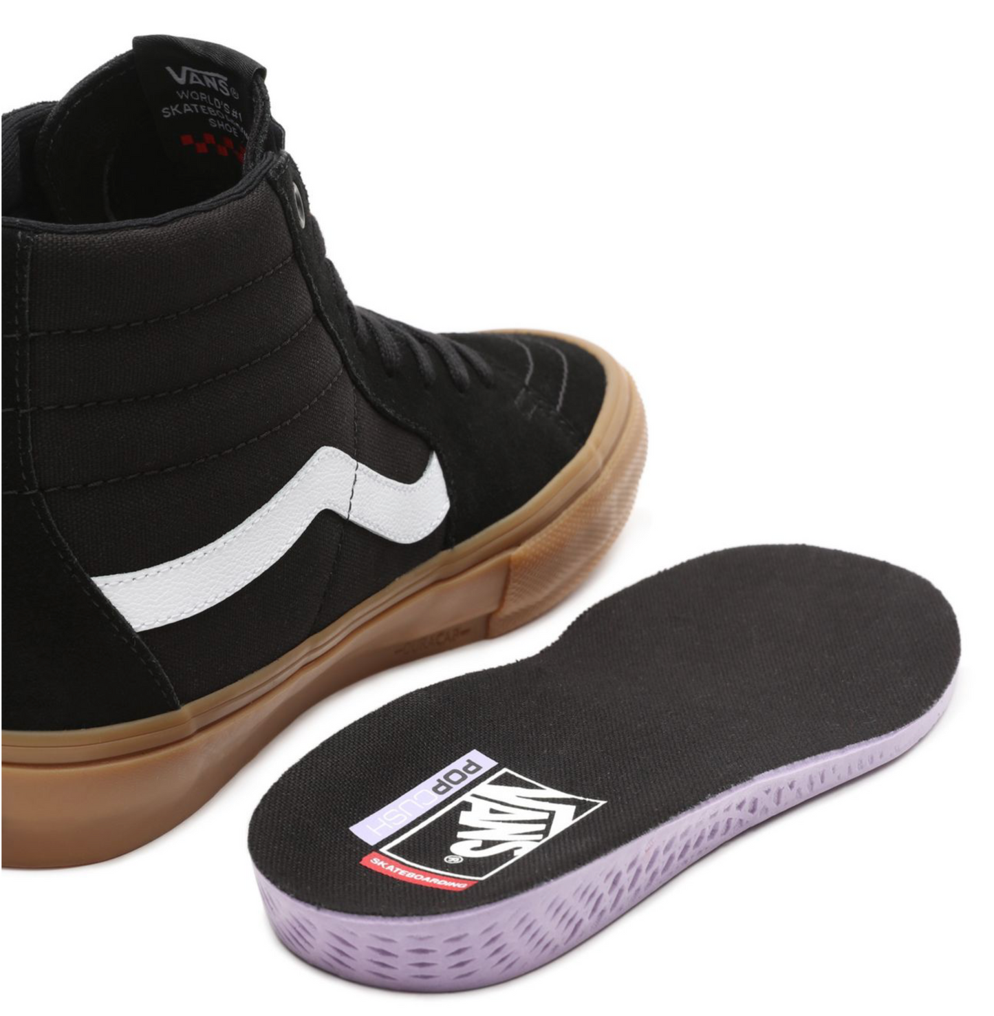 Vans Skate Sk8-Hi Pro - Black/Gum