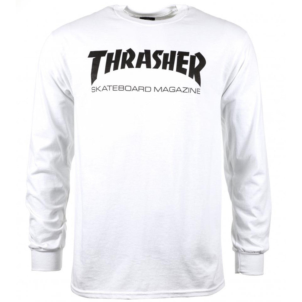 Thrasher L/S T-Shirt - White