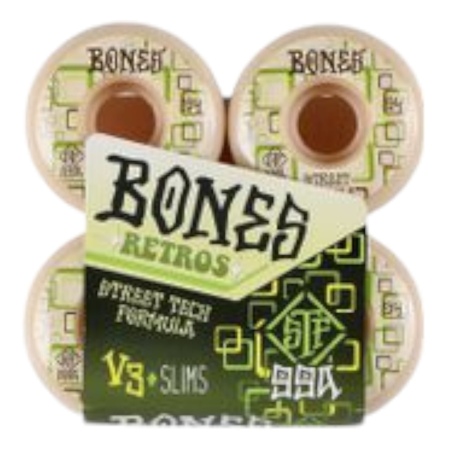 Bones Retros Wheels STF V3 Slims 54mm - White