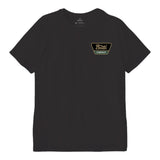 Brixton Linwood S/S T-Shirt - Black / Antelope / Pine Needle