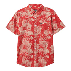 Brixton - Charter Print S/S Shirt - Casa Red / Oatmilk Floral