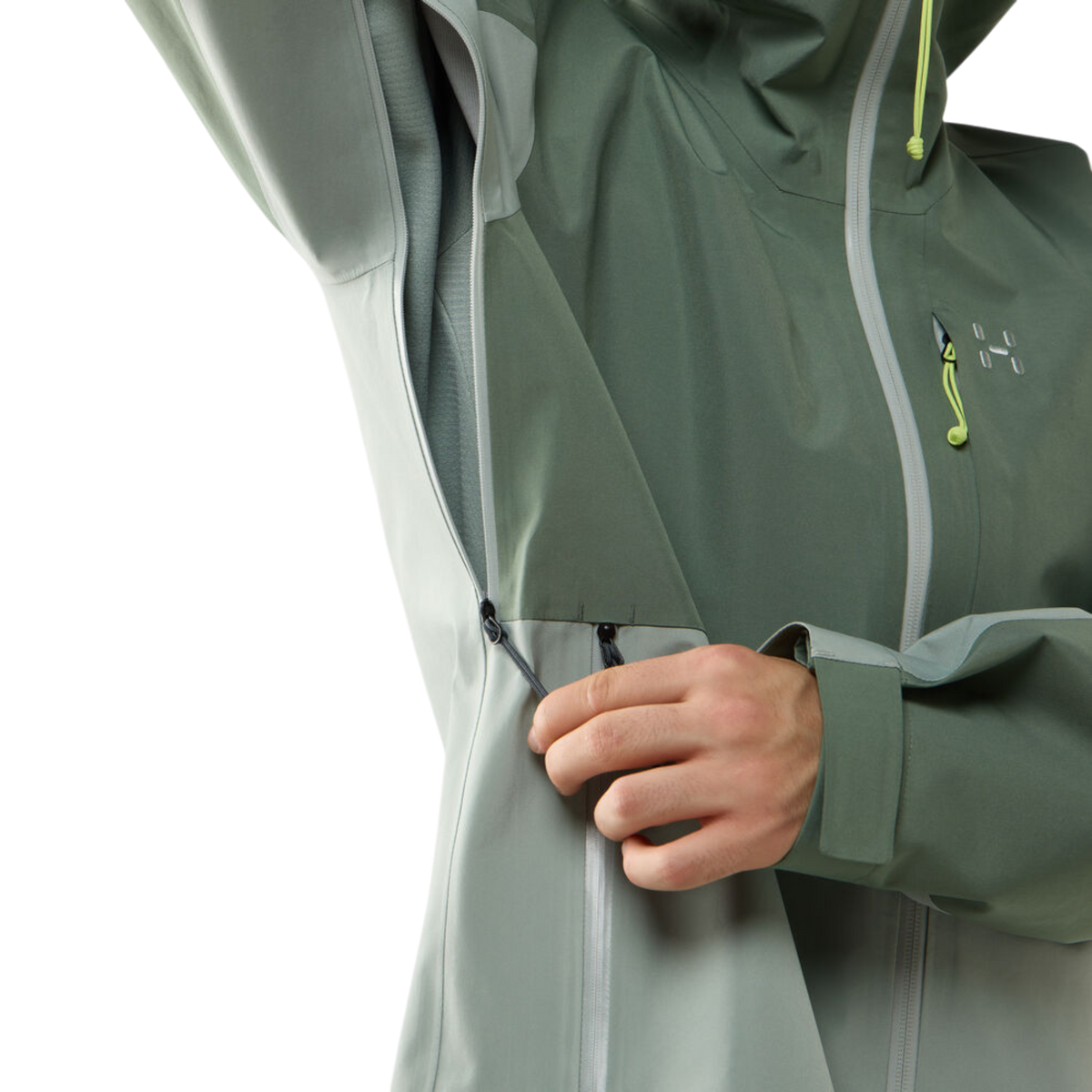 Haglöfs Front Proof II Jacket - Chlorophyll Green / Dew Green