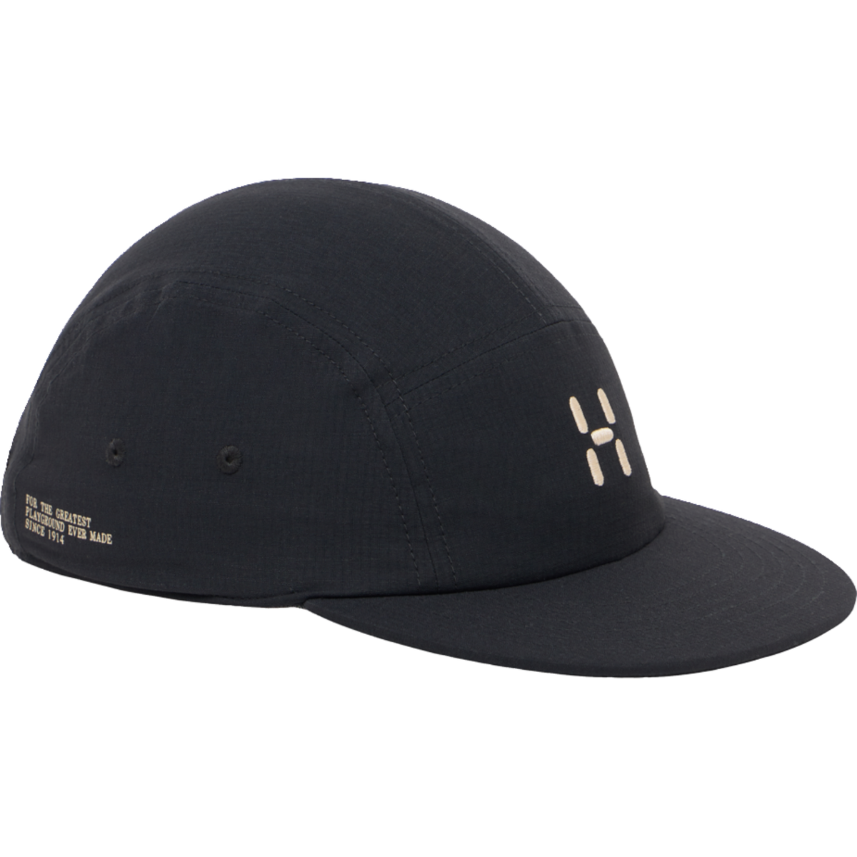 Haglöfs Brand Five Panel Cap - True Black