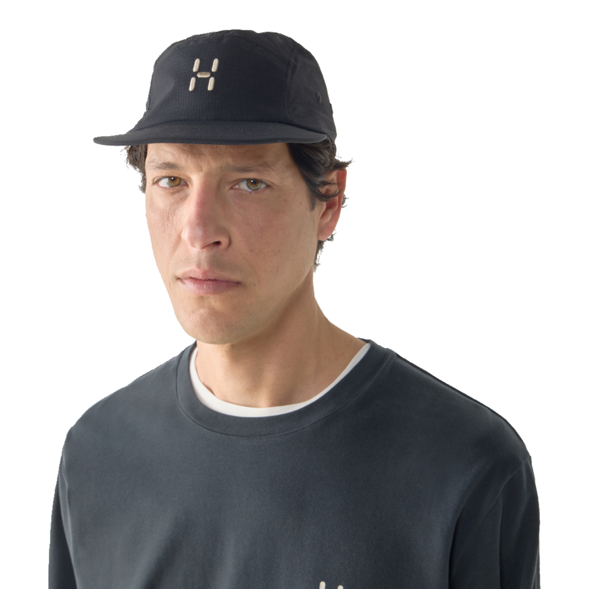 Haglöfs Brand Five Panel Cap - True Black