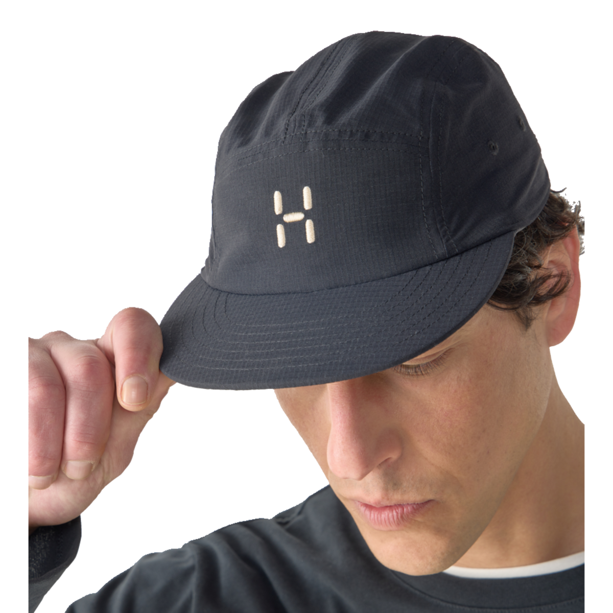 Haglöfs Brand Five Panel Cap - True Black