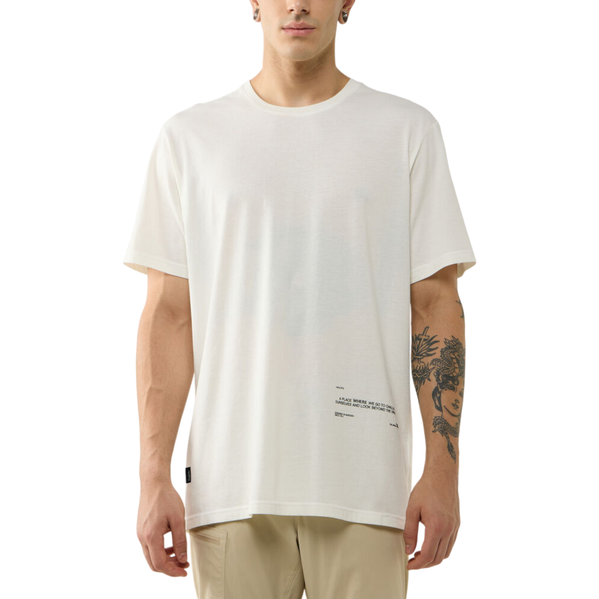 Haglöfs Outsiders Graphic Tee - Soft White