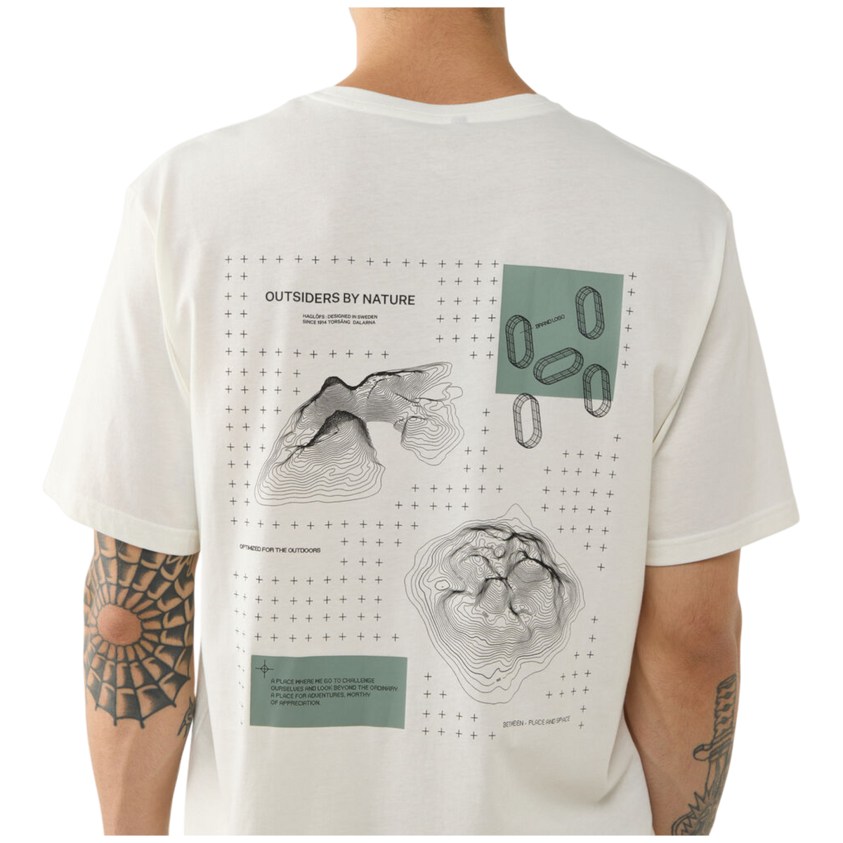 Haglöfs Outsiders Graphic Tee - Soft White