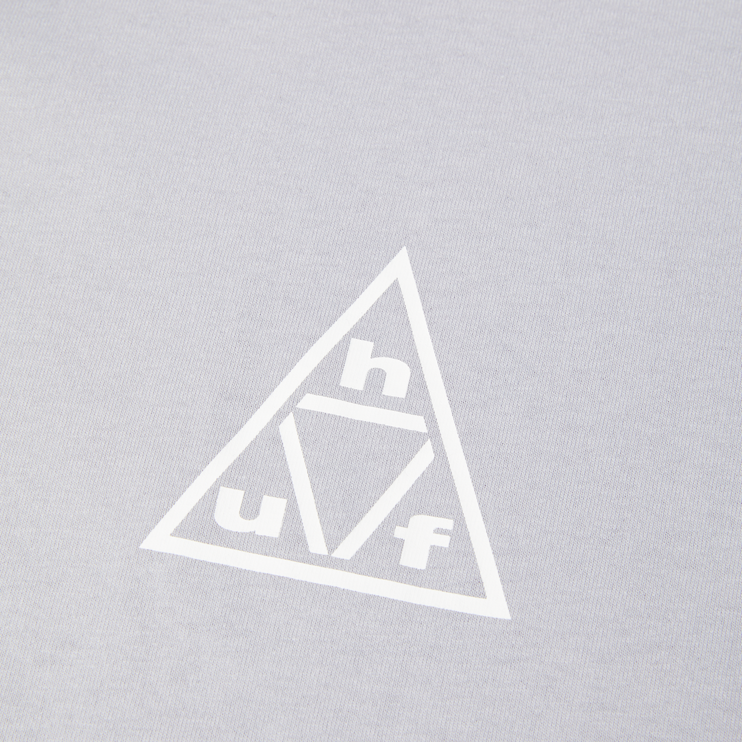 HUF Triple Triangle SS T-Shirt - Lilac Chalk / White