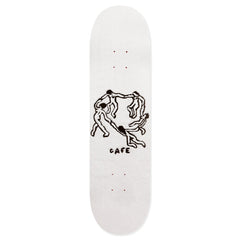 Skate Cafe Dance Circle by April Rugs Deck White - 8.38"