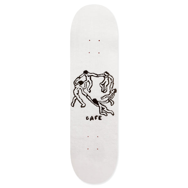 Skate Cafe Dance Circle by April Rugs Deck White - 8.25"