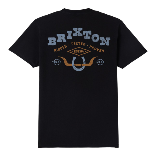 Brixton Beekman S/S T-Shirt - Black