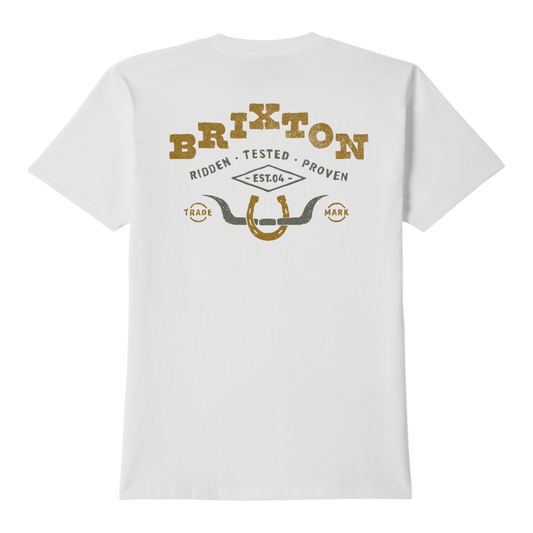 Brixton Beekman S/S T-Shirt - White