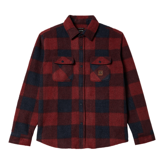 Brixton - Bowery Arctic Stretch Fleece Jacket - Adrenaline Rush / Mood Indigo