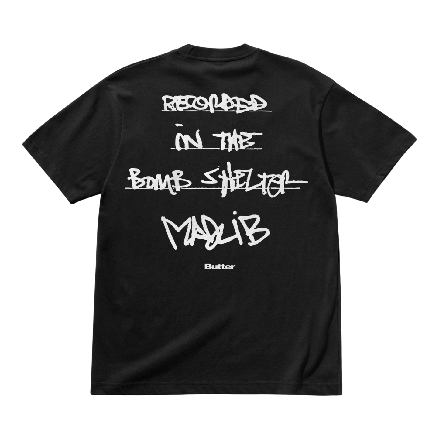 Butter Goods x Madlib - Bomb Shelter T-Shirt - Black