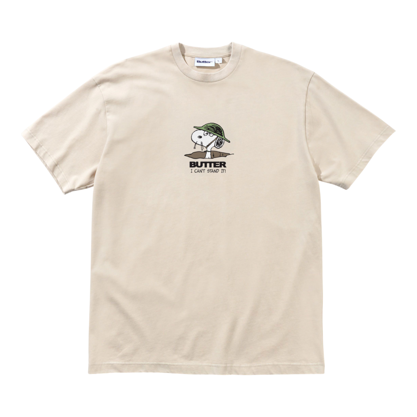 Butter Goods - Can't Stand It Tee - Washed Sandstone