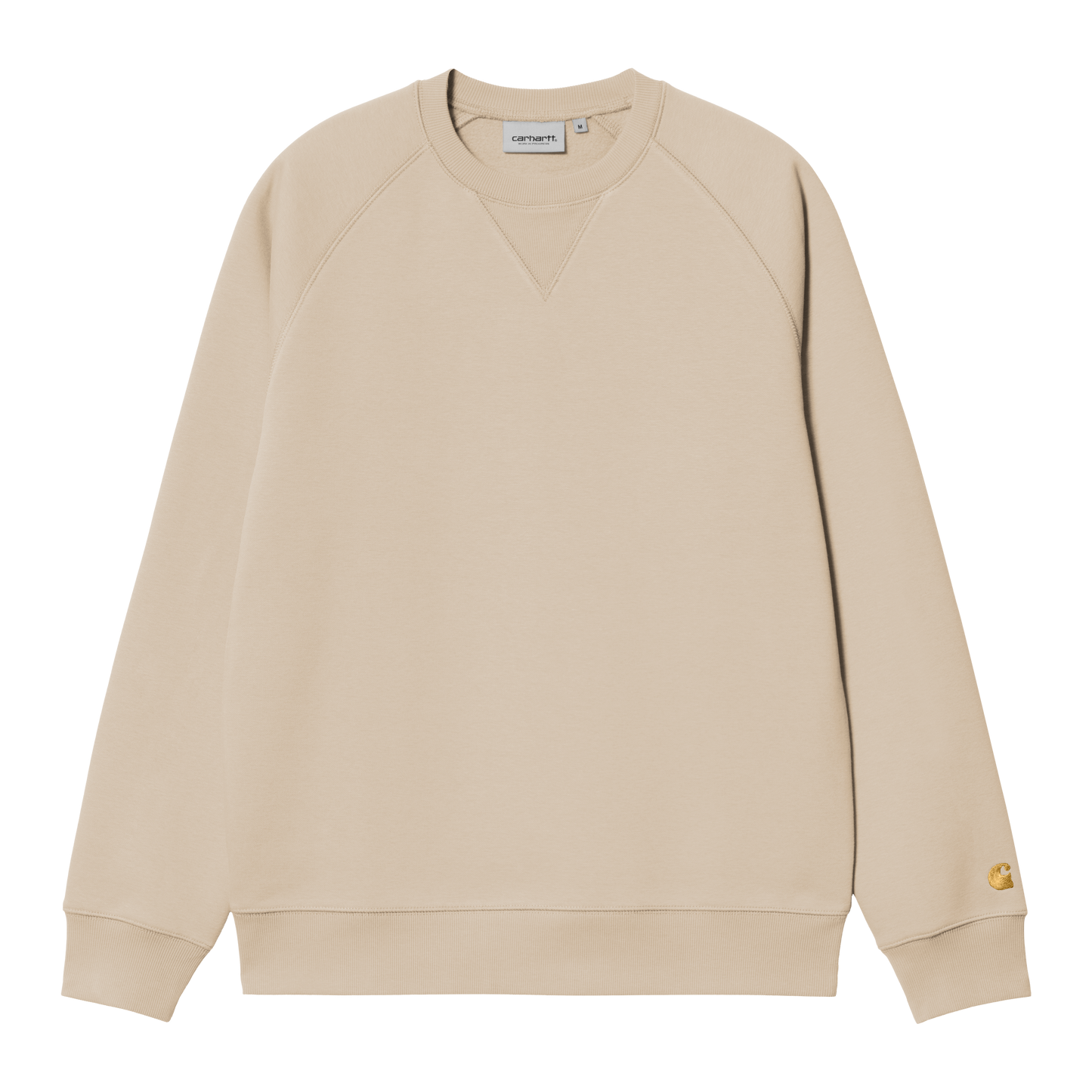 Carhartt WIP Chase Sweat - Fleur De Sel/Gold
