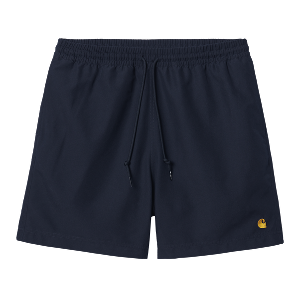 Carhartt WIP Chase Swim Trunks - Dark Navy/Gold