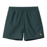 Carhartt WIP Chase Swim Trunks - Botanic/Gold