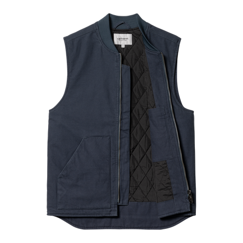 Carhartt WIP Vest - Blue (Heavy Stone Wash)