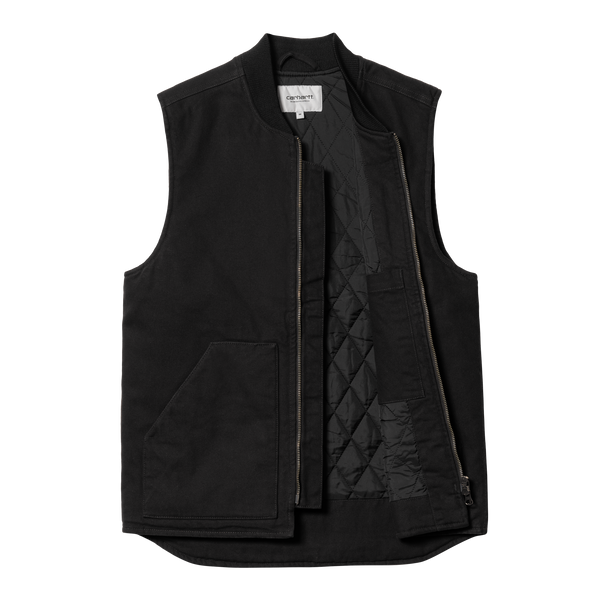 Carhartt WIP Vest - Black (Heavy Stone Wash)