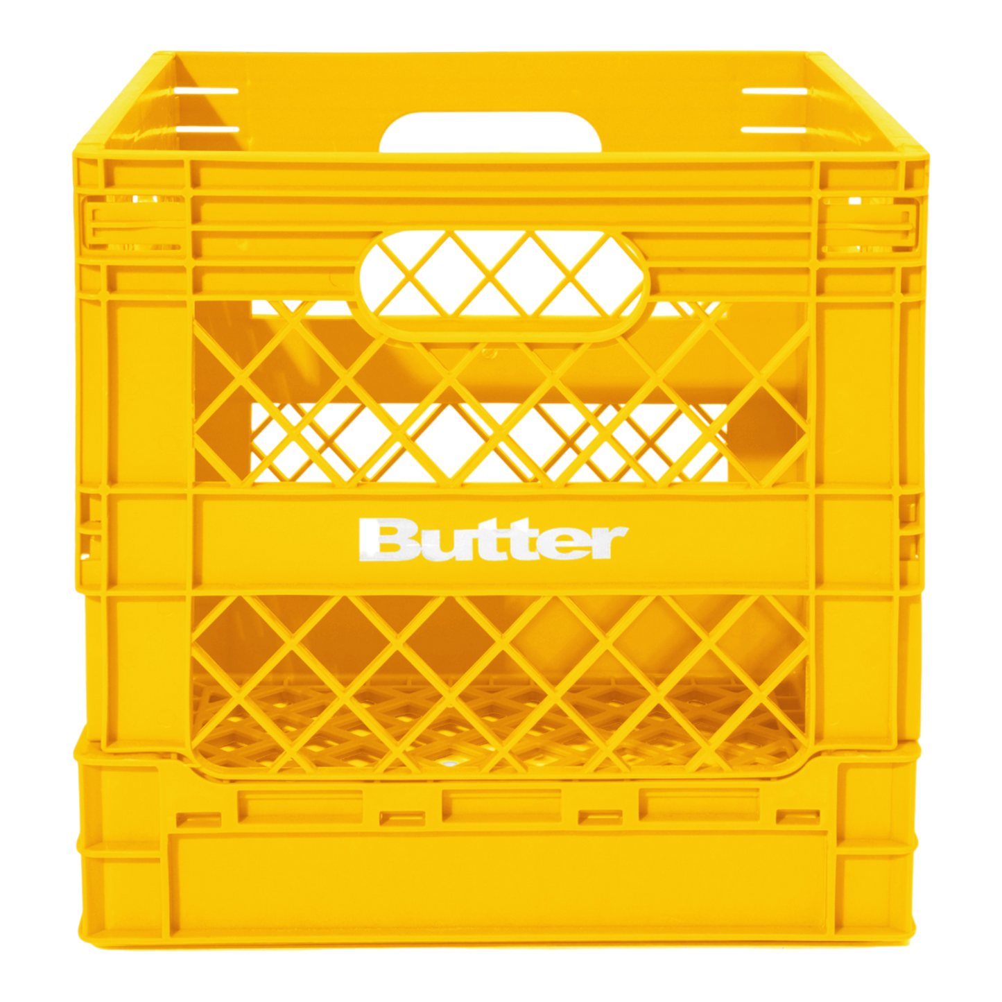 Butter Goods Record Crate - Yellow