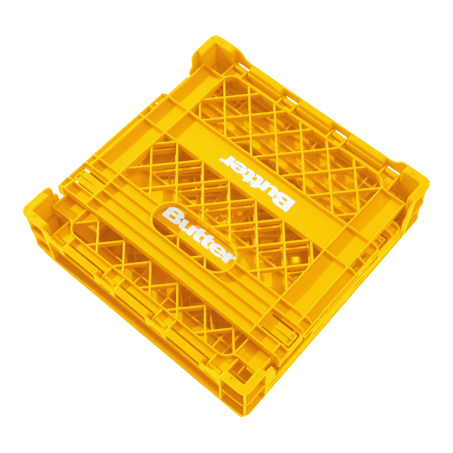 Butter Goods Record Crate - Yellow