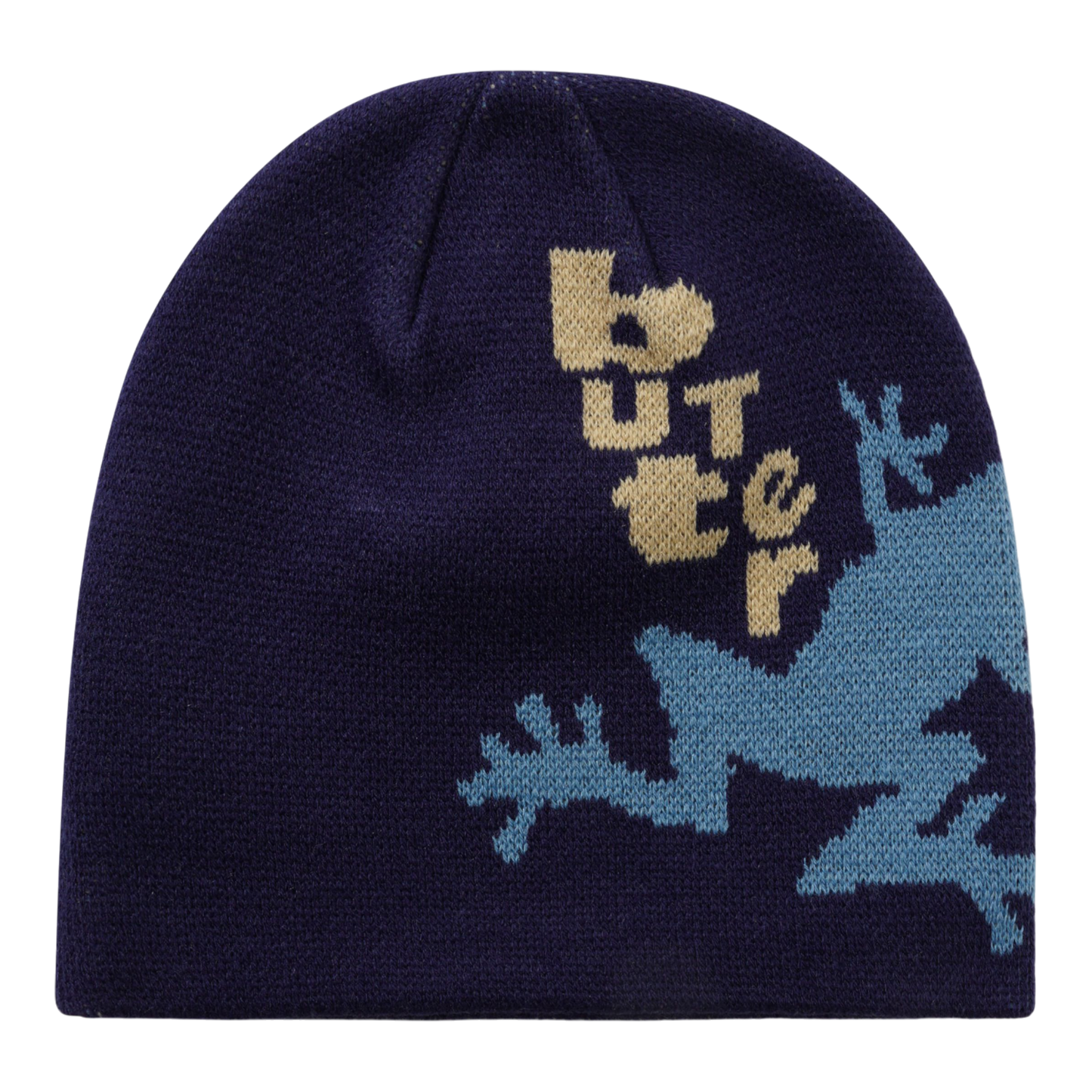 Butter Goods - Croaker Skully Beanie - Navy