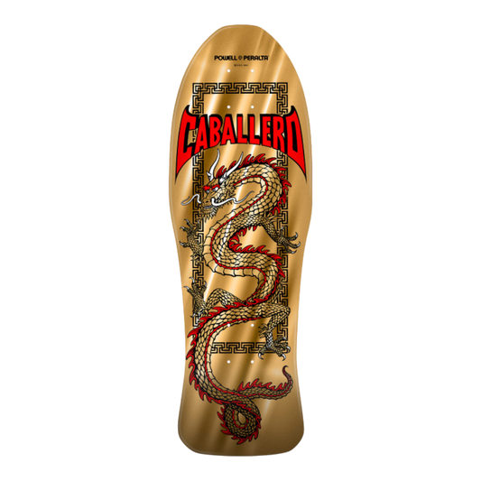 Powell Peralta - Steve Caballero Chinese Dragon 22 Gold Foil 10" Deck
