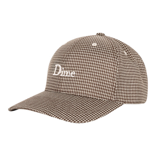 Dime MTL Classic Houndstooth Low Pro Cap - Camel
