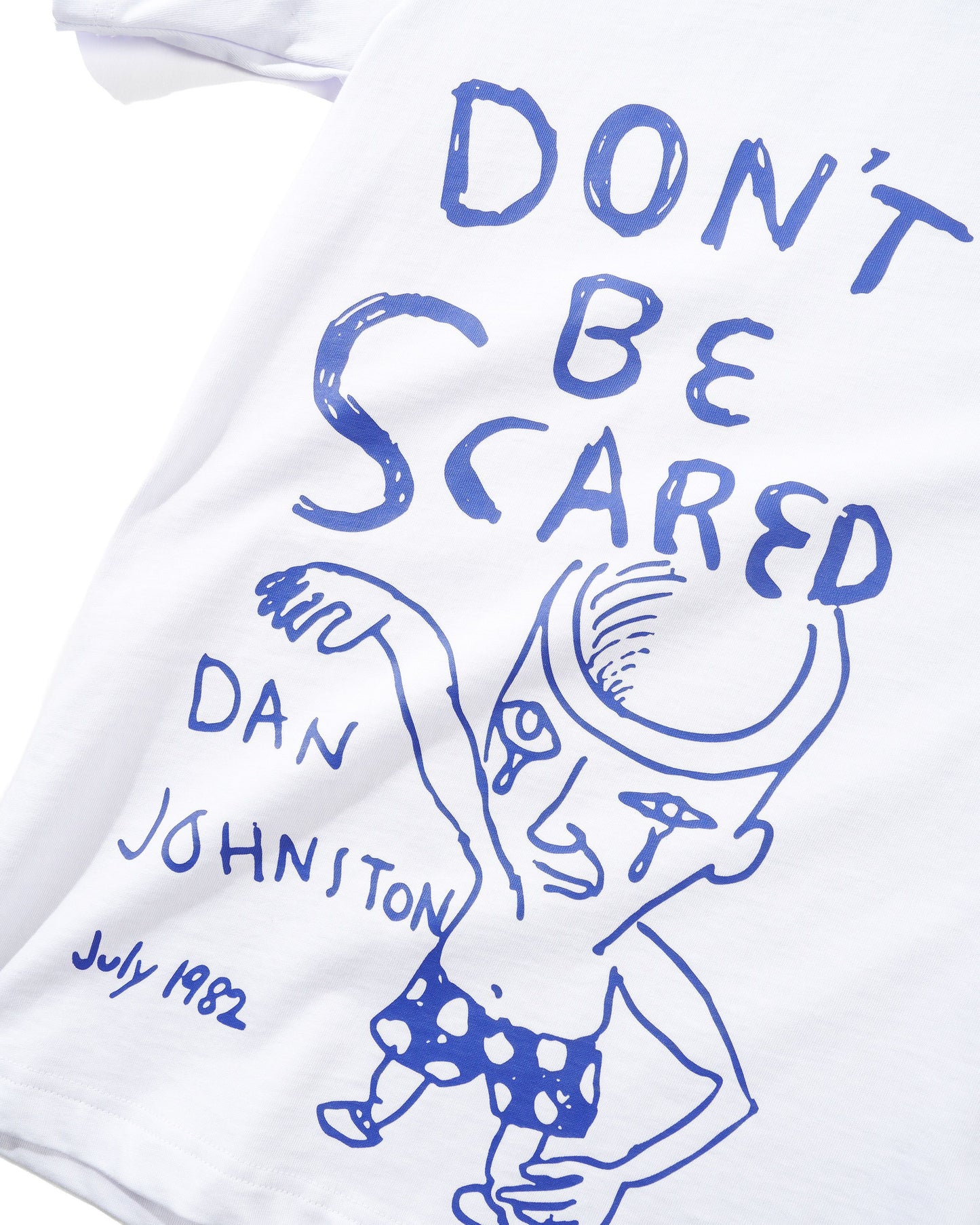 Butter Goods x Daniel Johnson - Don't Be Scared T-Shirt - White
