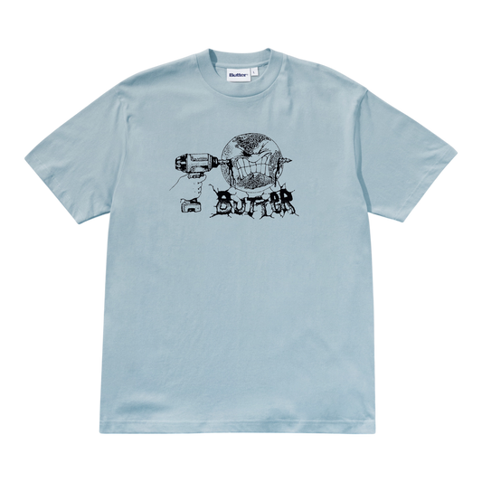 Butter Goods -  Drill Tee - Grey Blue