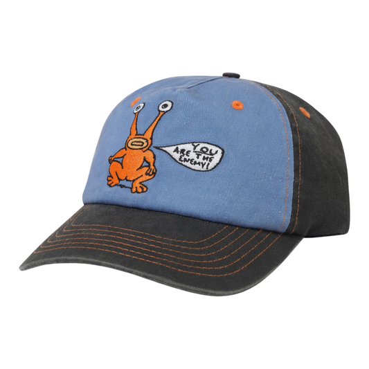 Butter Goods X Daniel Johnston - Enemy 5 Panel Cap - Black / Slate