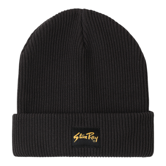 Stan Ray Fold Beanie - Washed Black