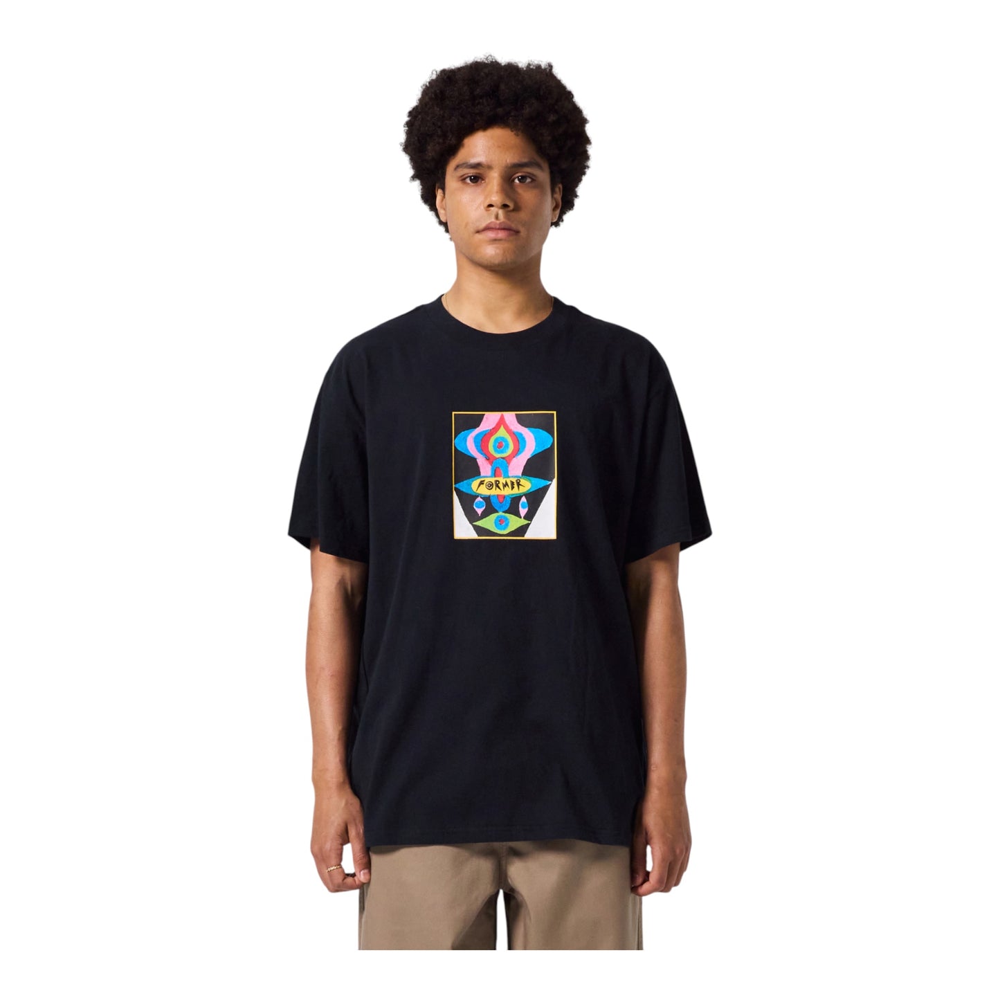 Former - Droid Pastel T-Shirt - Black