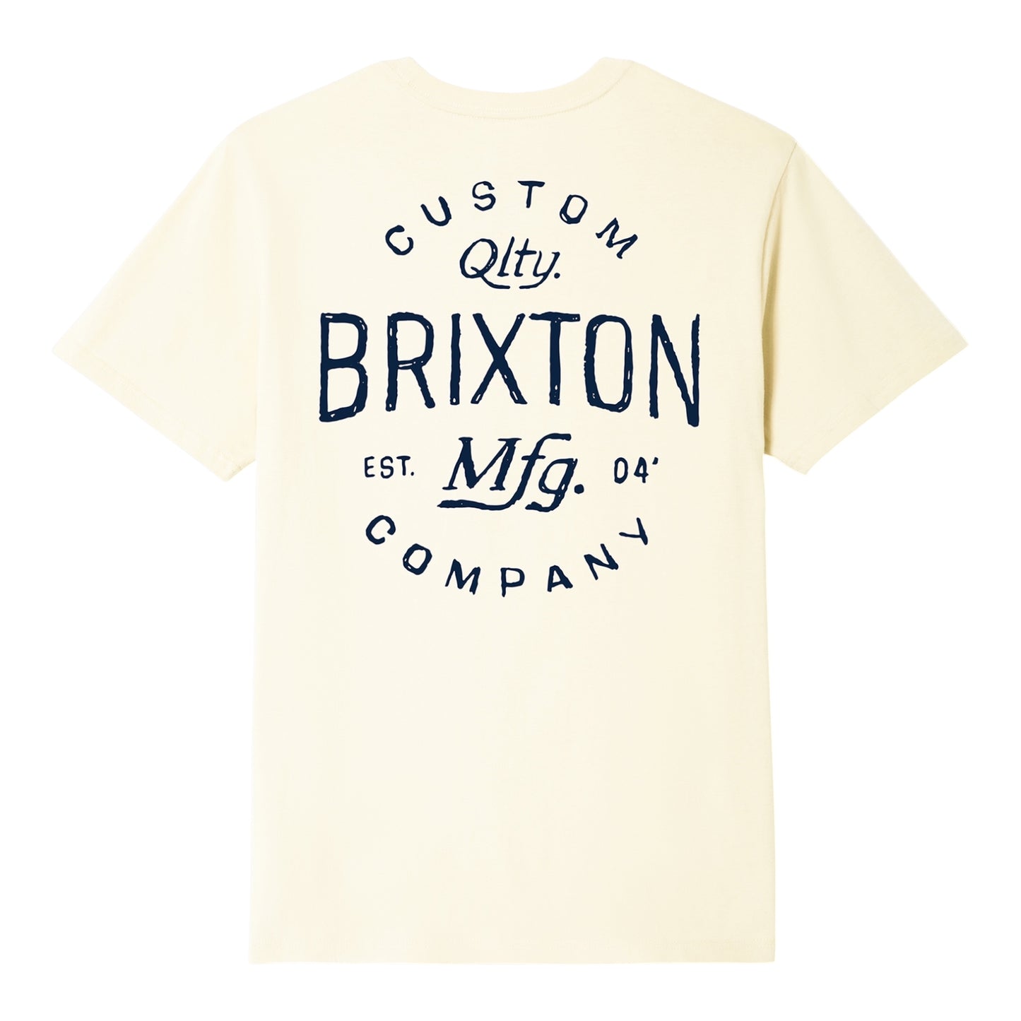 Brixton Fremont S/S T-Shirt - Cream