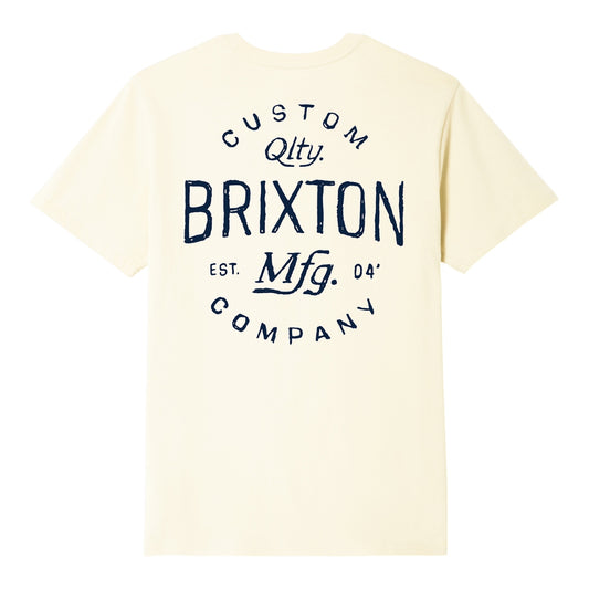 Brixton Fremont S/S T-Shirt - Cream