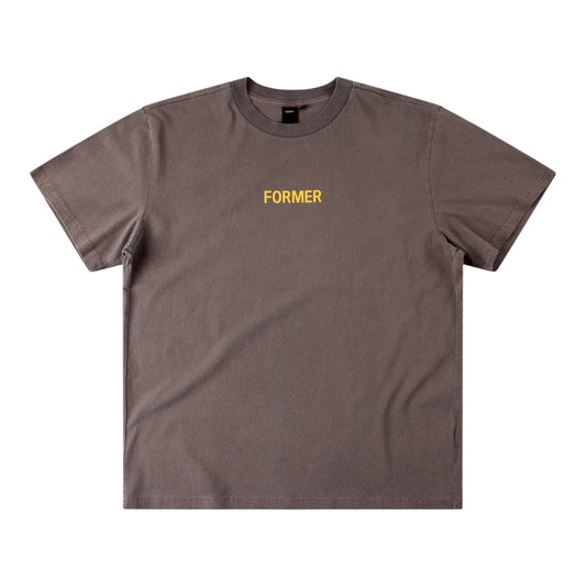Former - Legacy Overdye T-Shirt - Washed Brown
