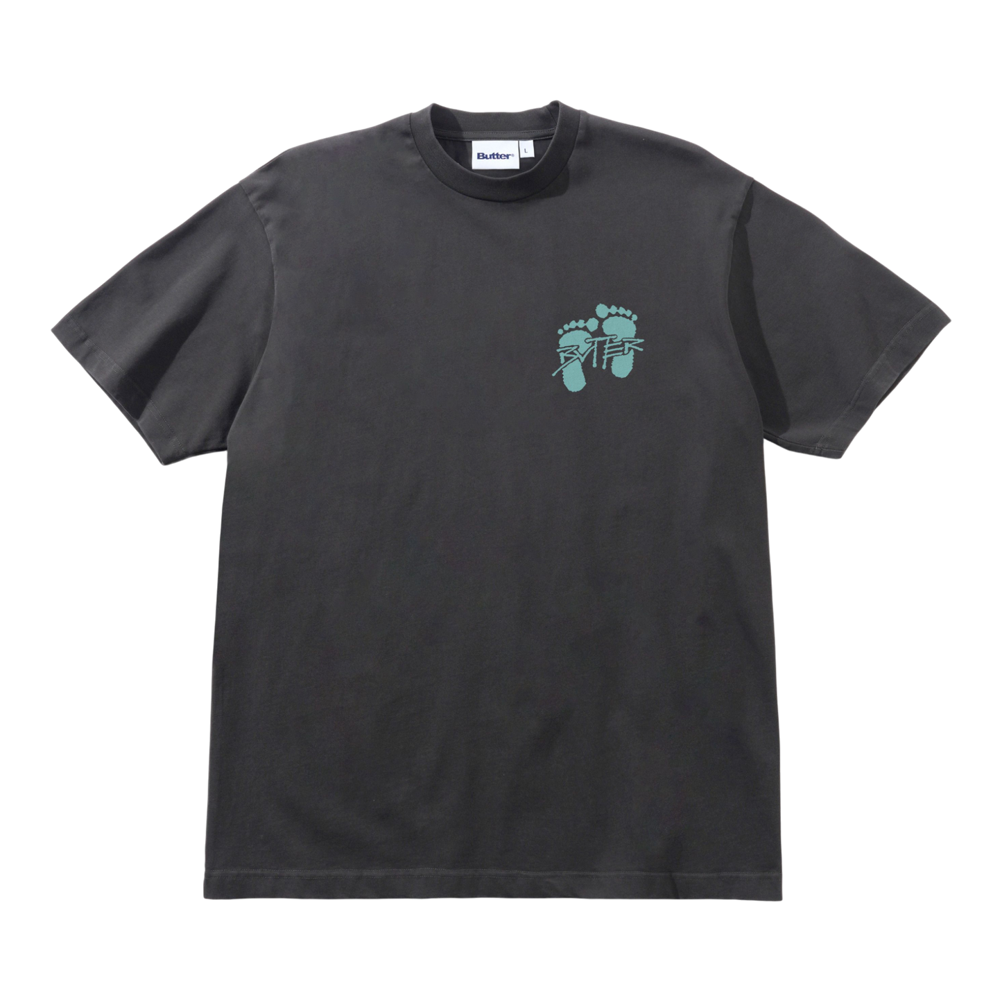 Butter Goods - Footprints T-Shirt - Black