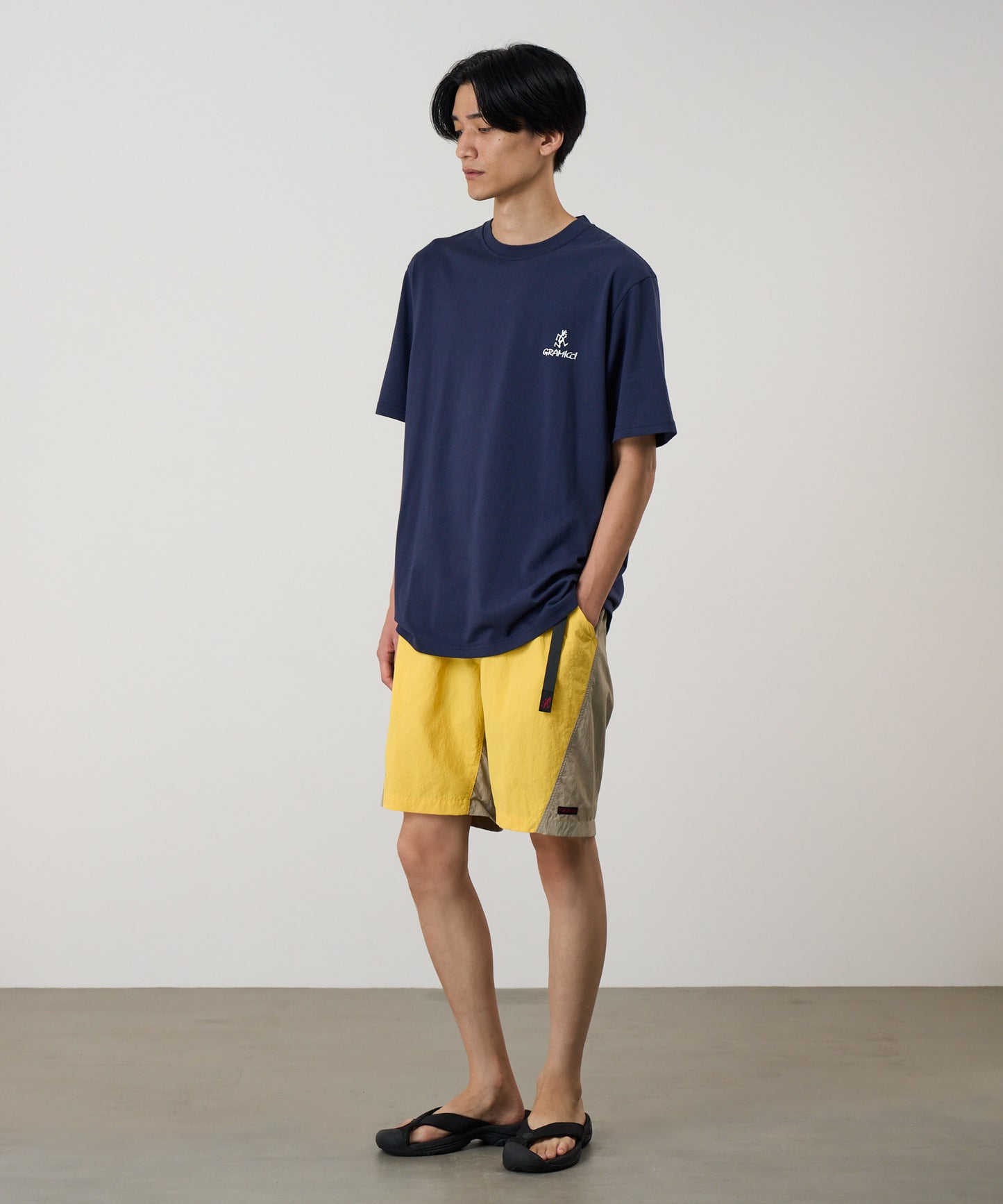 Gramicci One Point Logo Tee - Navy