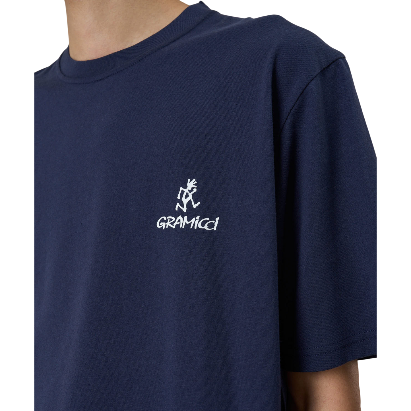 Gramicci One Point Logo Tee - Navy